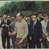 Inaugur.Portiere E. Treccani, A. Funi e U. Guidi 1969.