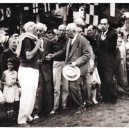 Inaugurazione monumento Vittoria Apuana 1961  Funi, Dazzi, Guidi, Carrà